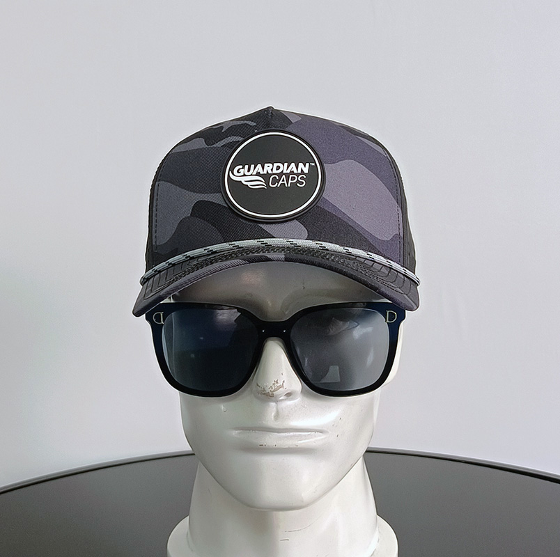 Daewen# golf cap with rubber patch and rope
