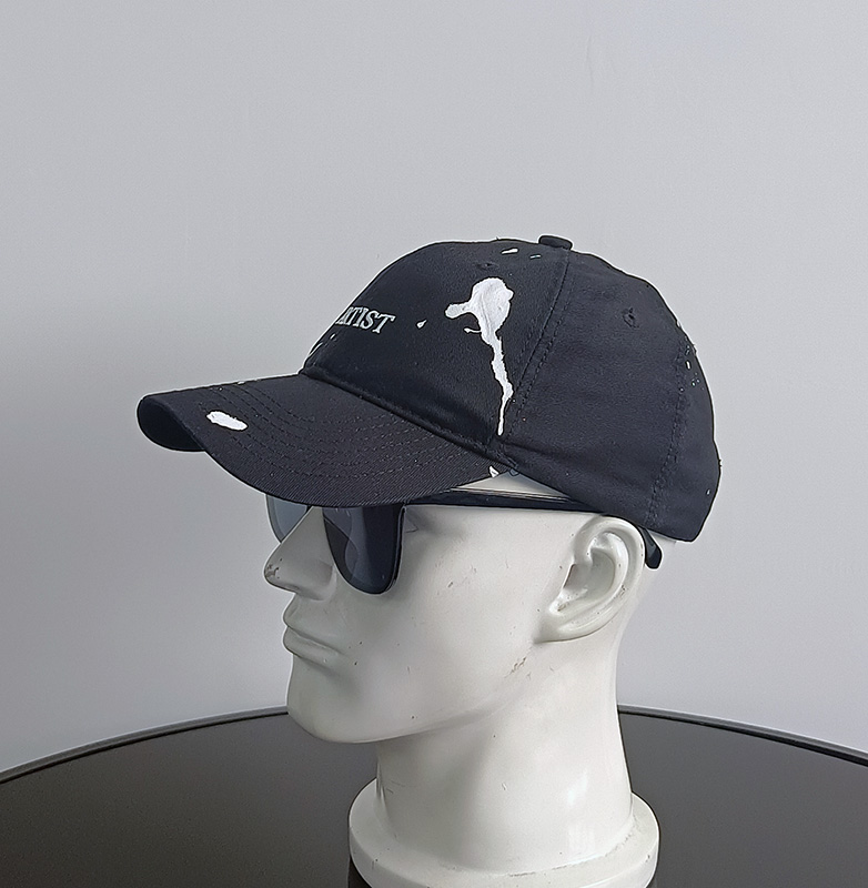 Daewen# baseball cap with splash-ink design