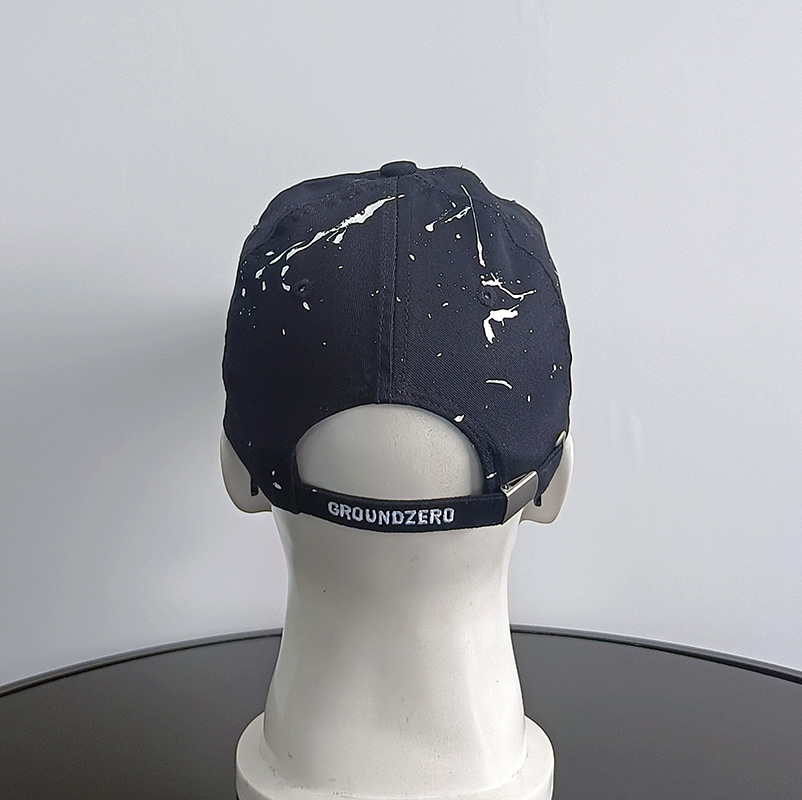 Daewen# baseball cap with splash-ink design