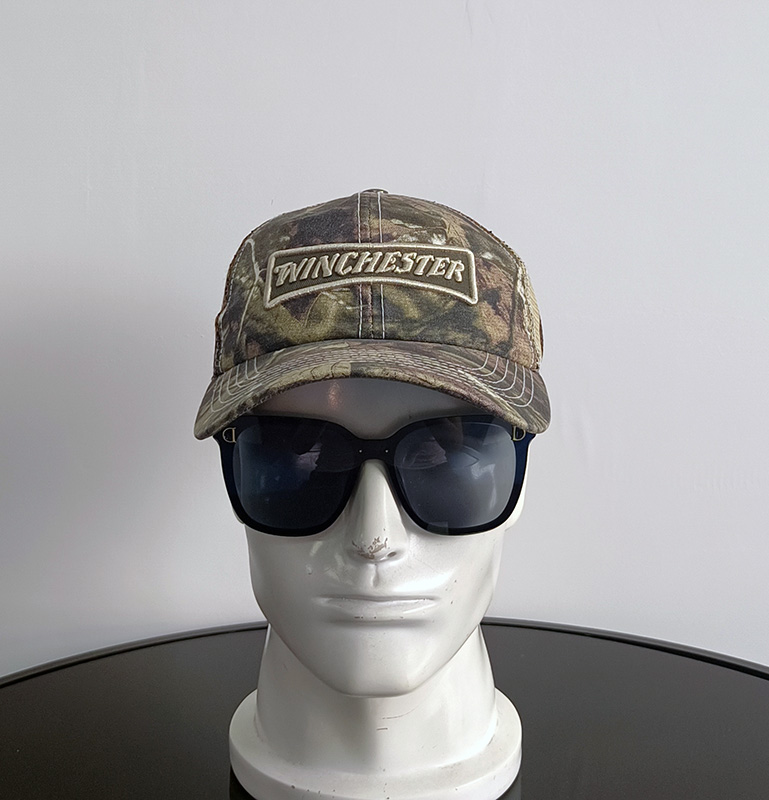 Daewen# washed cap with mesh back