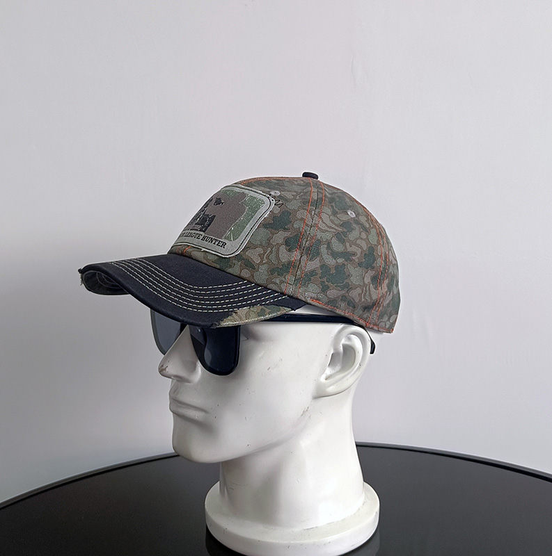 Daewen# washed cap with lightweight cotton twill 