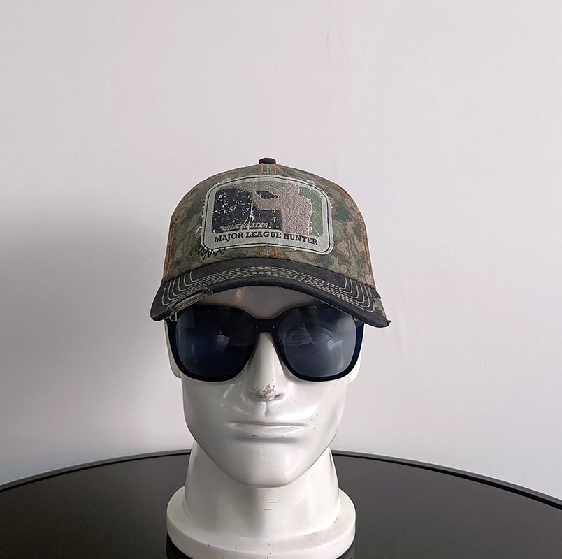 Daewen# washed cap with lightweight cotton twill 