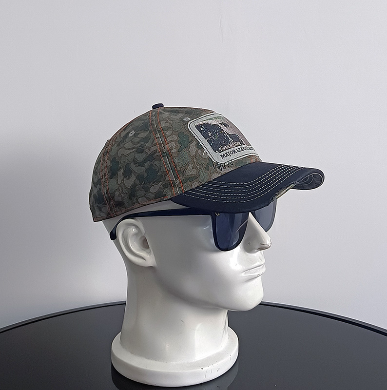 Daewen# washed cap with lightweight cotton twill 