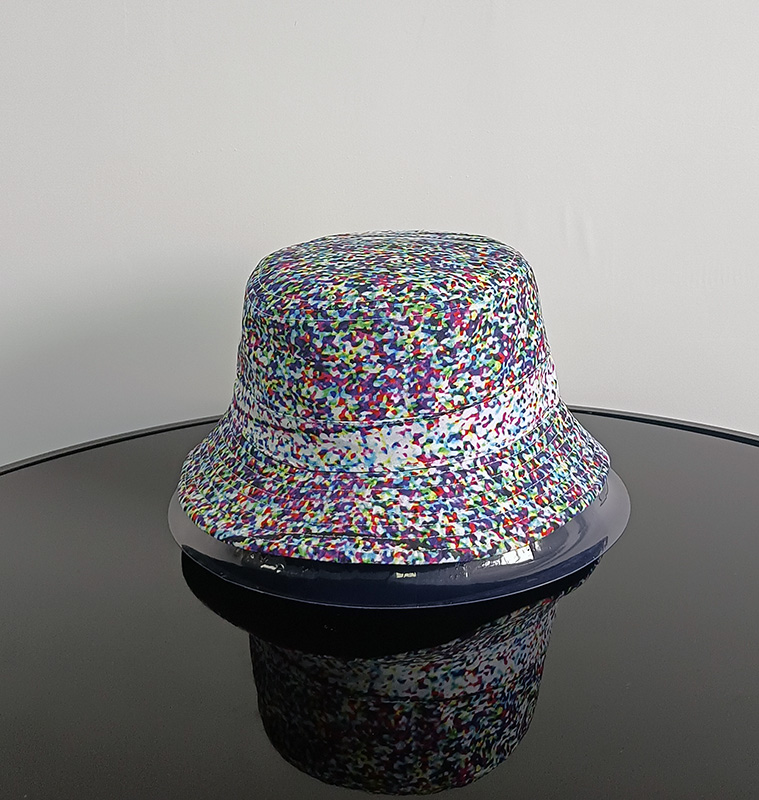 Daewen# bucket hat all-over colorful speckle printing