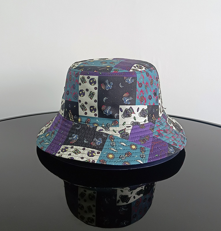 Daewen# bucket hat with digital-printing