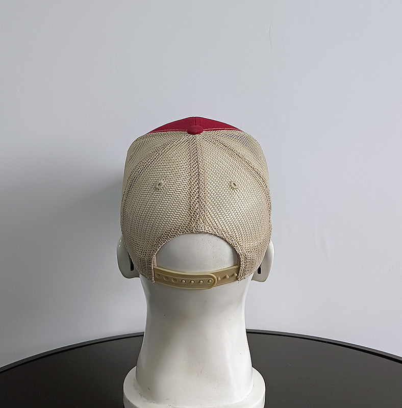 Daewen# trucker cap with embroidery and mesh back