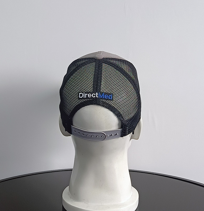 Daewen# trucker cap with embroidery and breathable mesh back