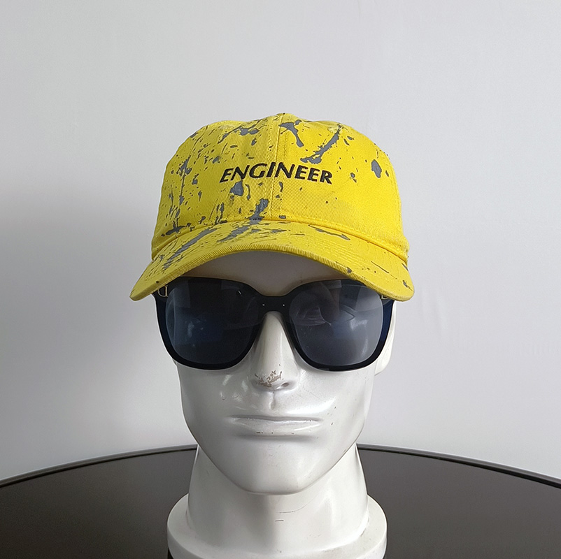 Daewen# baseball cap with splash-ink design