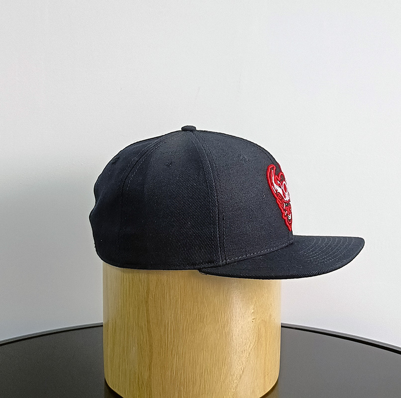 Daewen# snapback cap with cotton fabric and embroidery