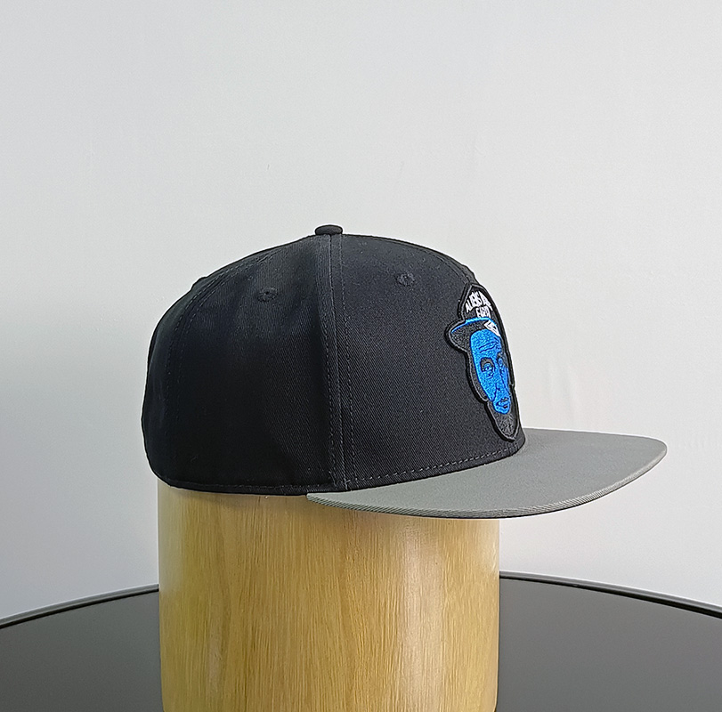 Daewen# snapback cap with embroidery pacth and label