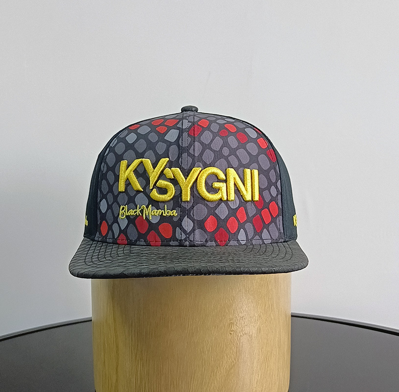 Daewen# snapback cap with embroidery and digital printing