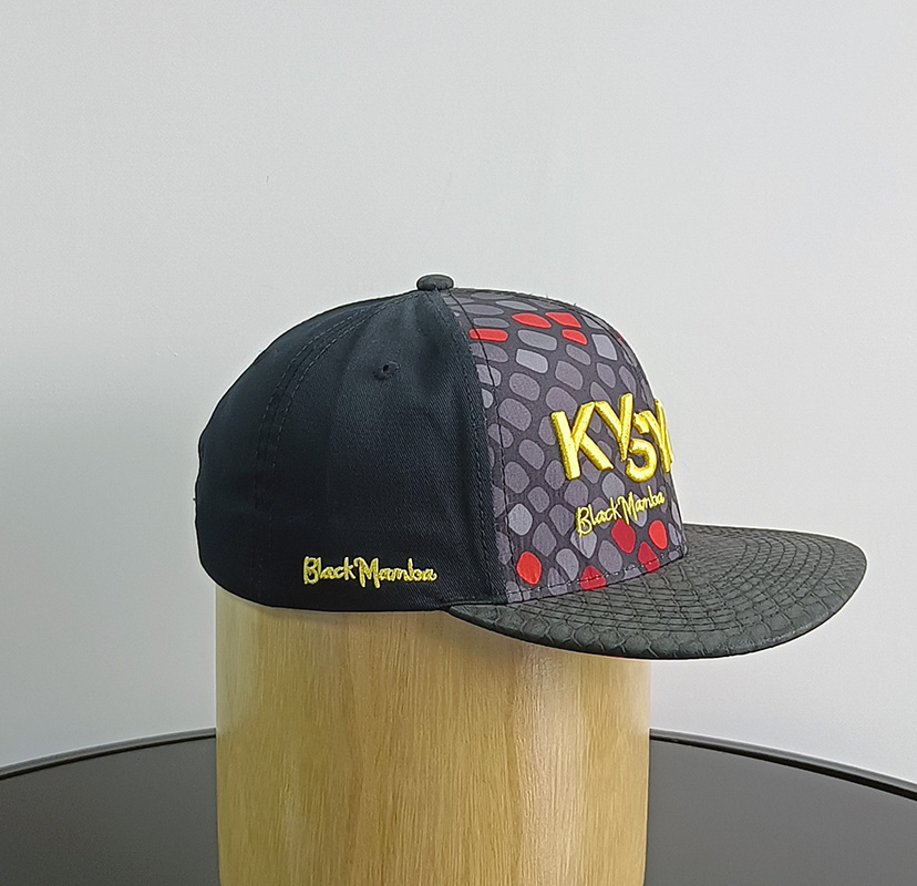 Daewen# snapback cap with embroidery and digital printing