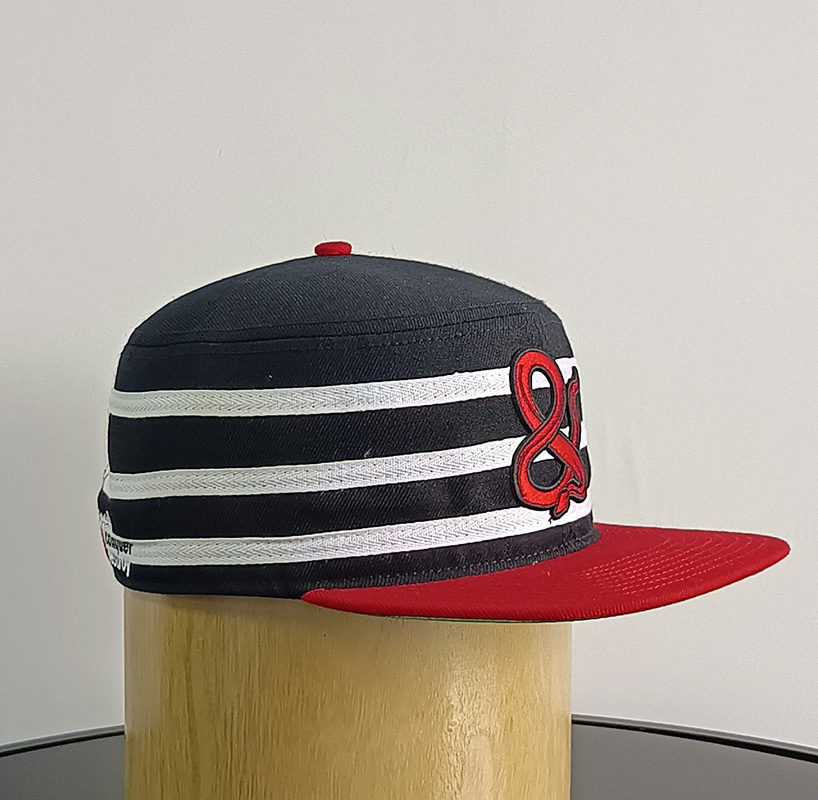 Daewen# snapback cap with patch