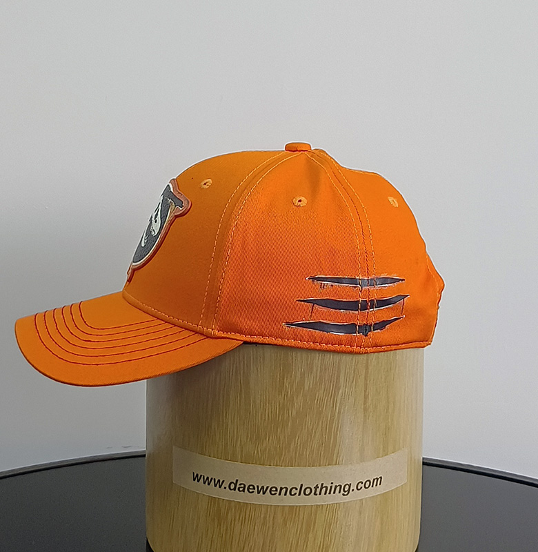 Daewen# baseball cap with leather patch