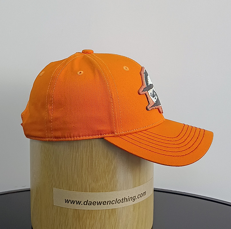 Daewen# baseball cap with leather patch