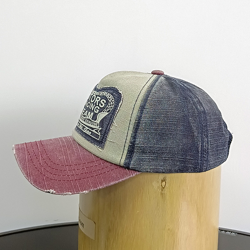Daewen# washed cap with printing
