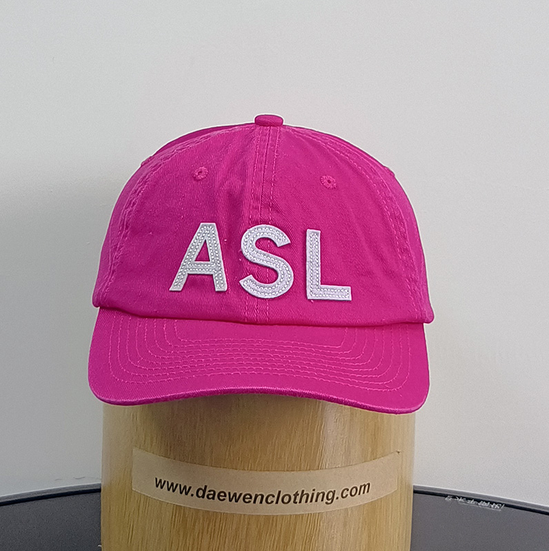 Daewen# baseball cap with pacth and embroidery