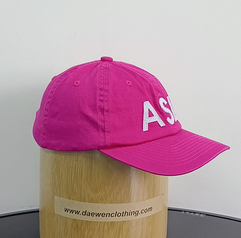 Daewen# baseball cap with pacth and embroidery