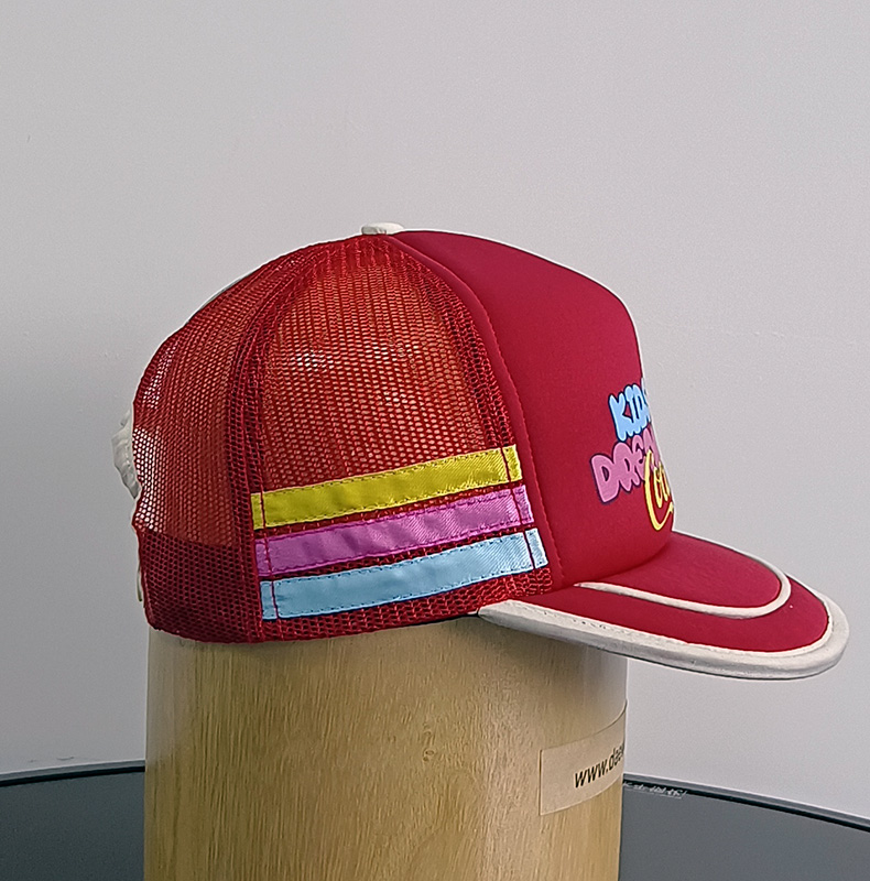Daewen# trucker cap with printing and embroidery