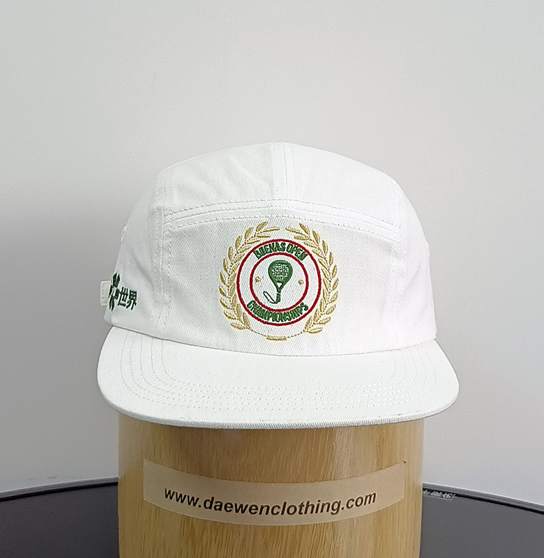 Daewen# snapback cap with 7 panel and embroidery
