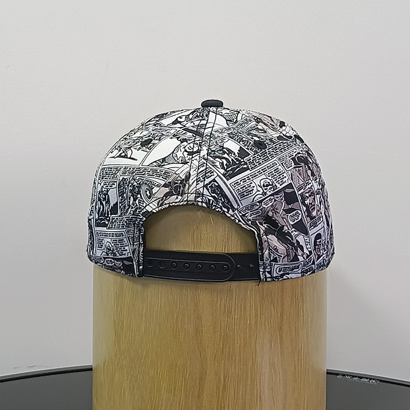 Daewen# snapback cap with 3D embroidery