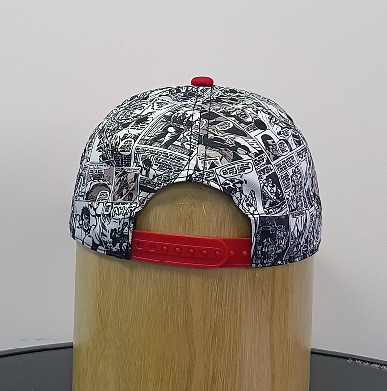 Daewen# snapback cap with rubber pacth