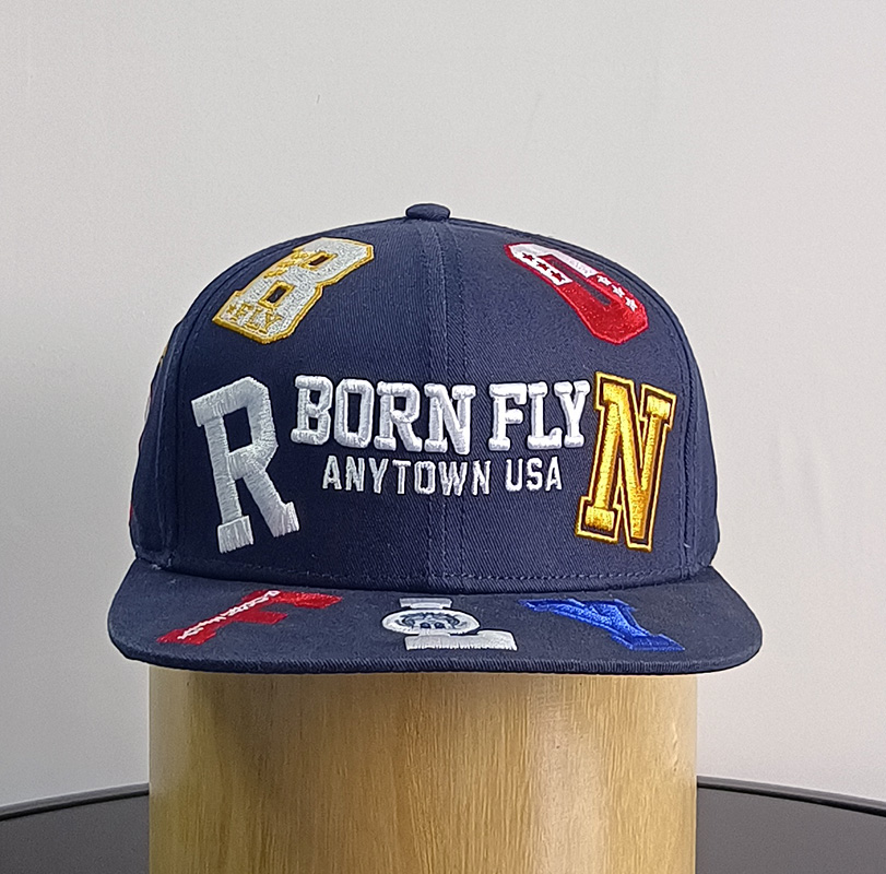 Daewen# snapback cap with embroidery
