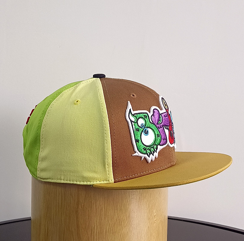 Daewen# snapback cap with pacth and embroidery