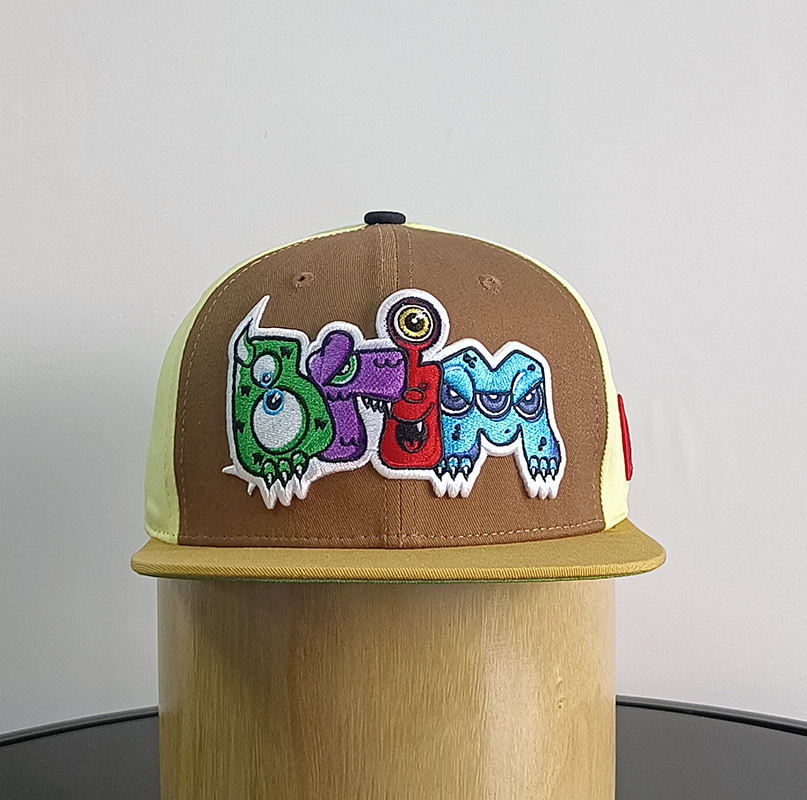 Daewen# snapback cap with pacth and embroidery