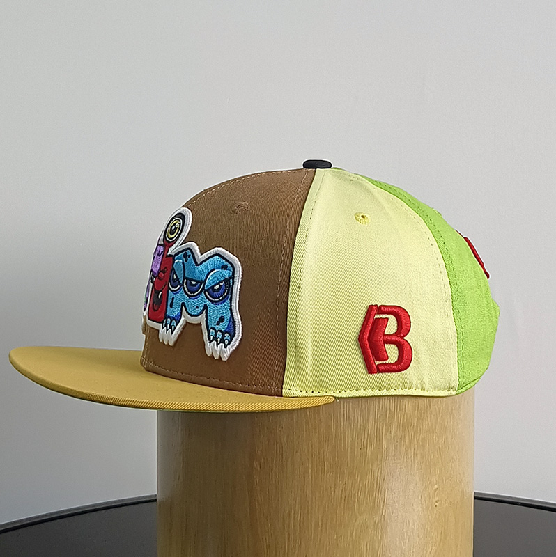 Daewen# snapback cap with pacth and embroidery