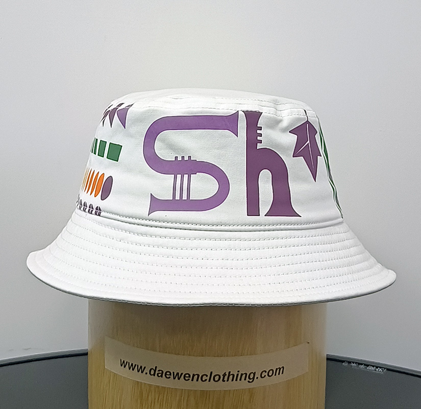 Daewen# bucket hat with digital printing
