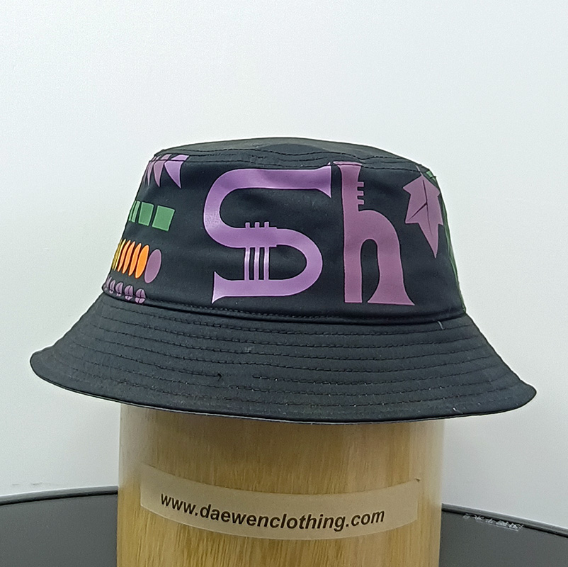 Daewen# bucket hat with digital printing