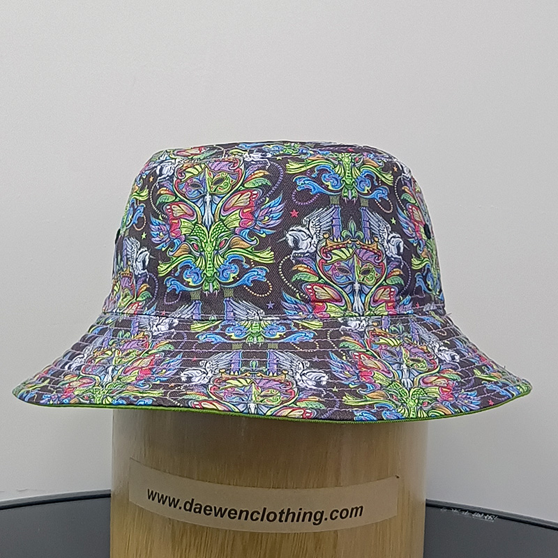 Daewen# bucket hat with digital printing