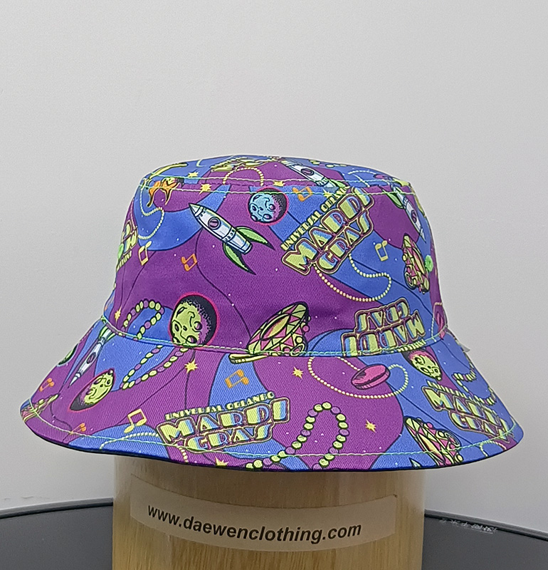 Daewen# bucket hat with digital printing