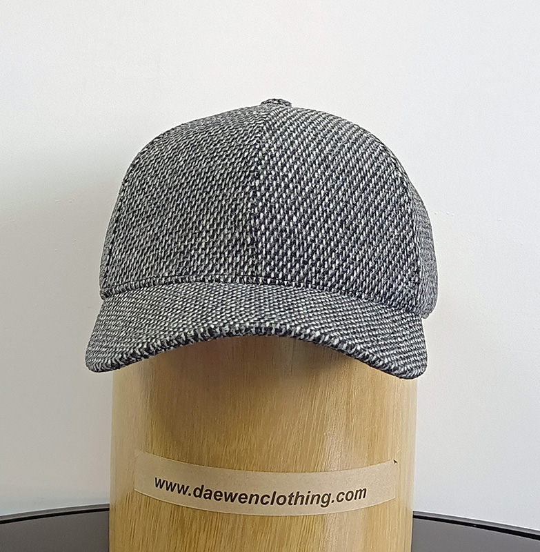 Daewen# classical hat with tweed fabric