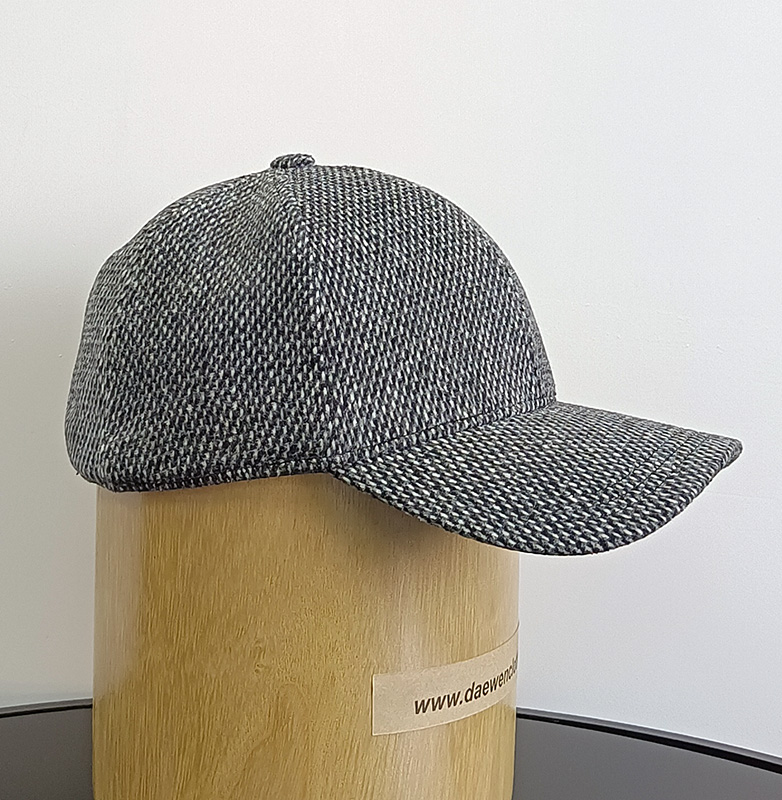 Daewen# classical hat with tweed fabric