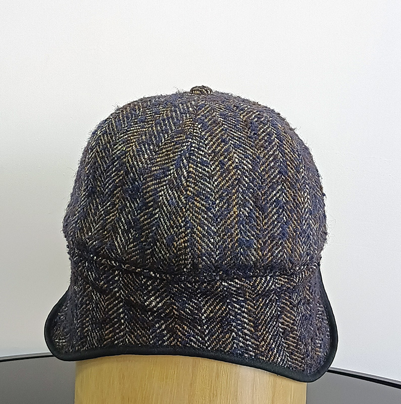 Daewen# classical hat with tweed fabric