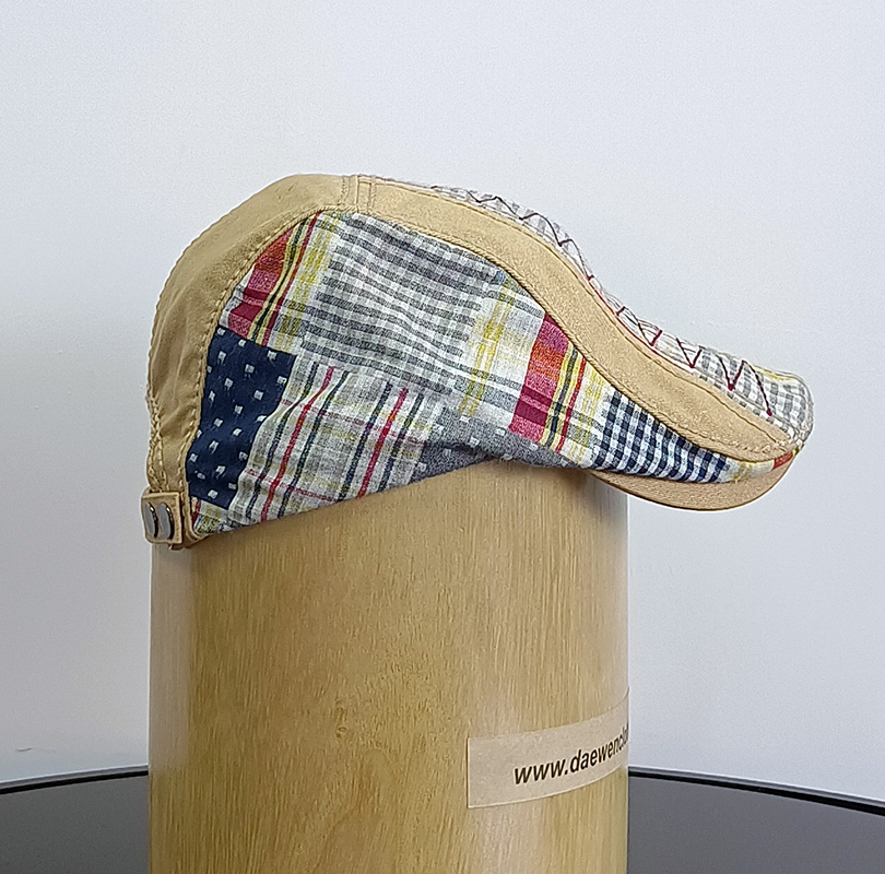 Daewen# classical hat with cotton fabric