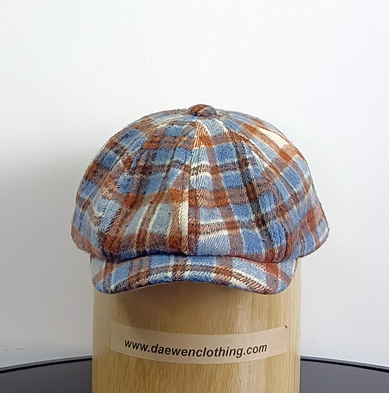 Daewen# classical hat with tweed fabric