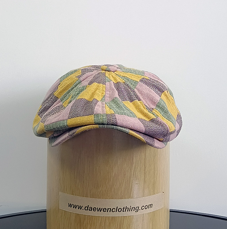 Daewen# classical hat with linen fabric