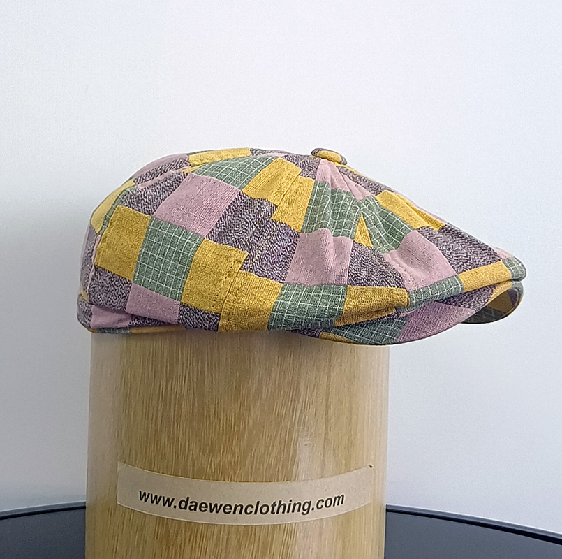Daewen# classical hat with linen fabric