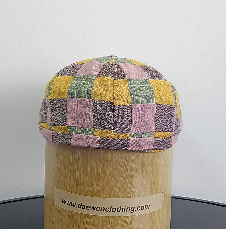 Daewen# classical hat with linen fabric