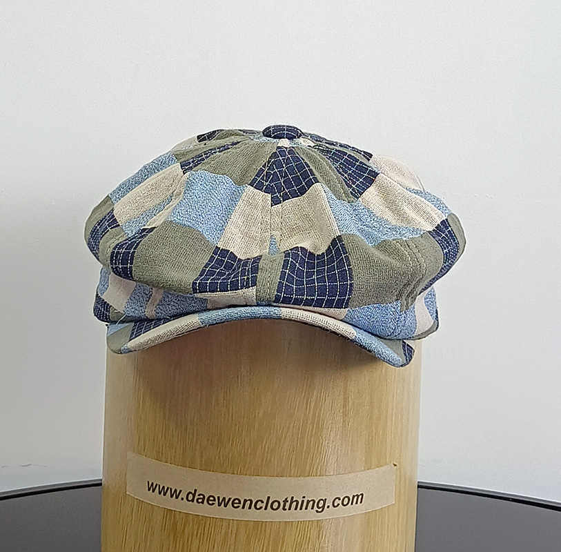 Daewen# classical hat with linen fabric