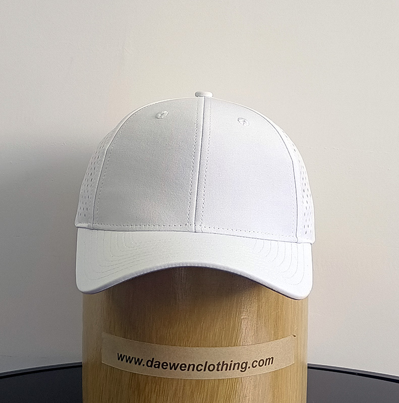 Daewen# 6 pannel cap with laser cutting back