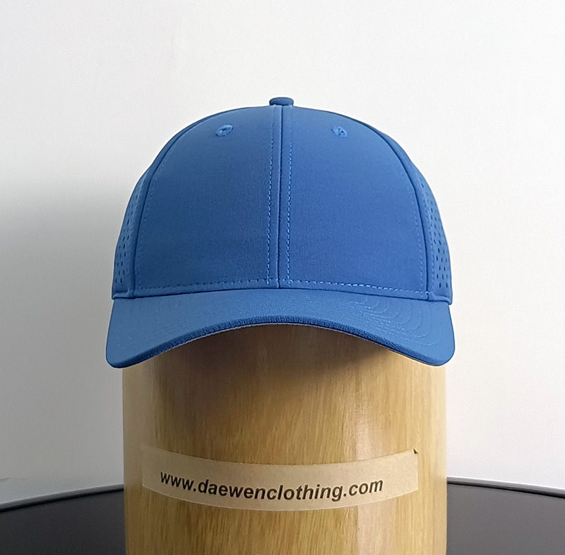 Daewen# 6 pannel cap with laser cutting back